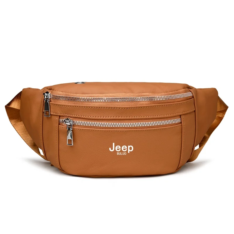 Big brand Genuine Leather Waist bag for men fashion casual chest sling bags crossbody shoulder bags cowhide High quality New Hot