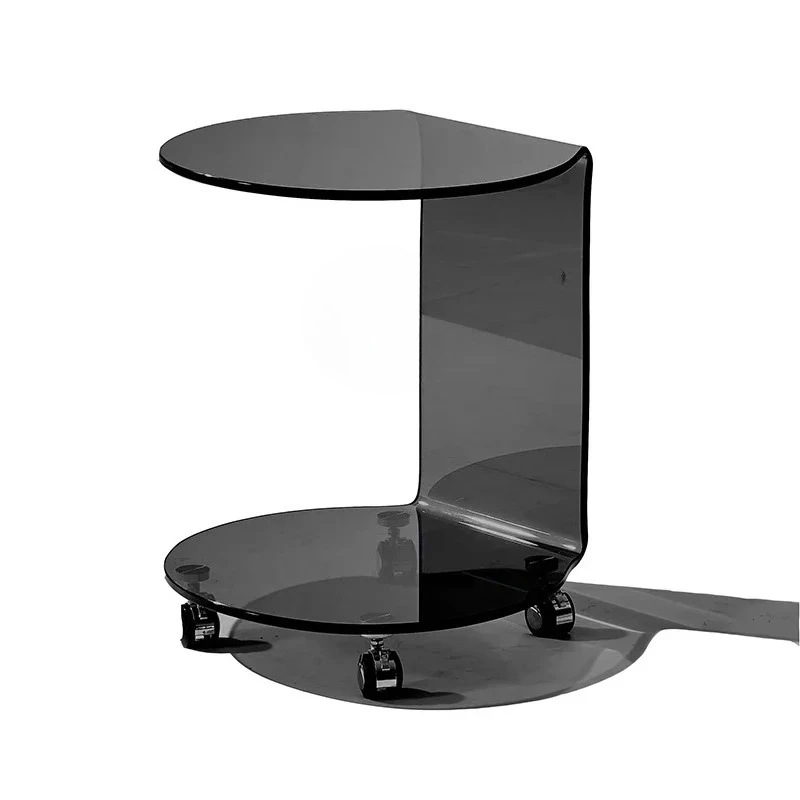 

Side cabinet mobile simple mini square table sofa cabinet living room bedroom with wheels0294