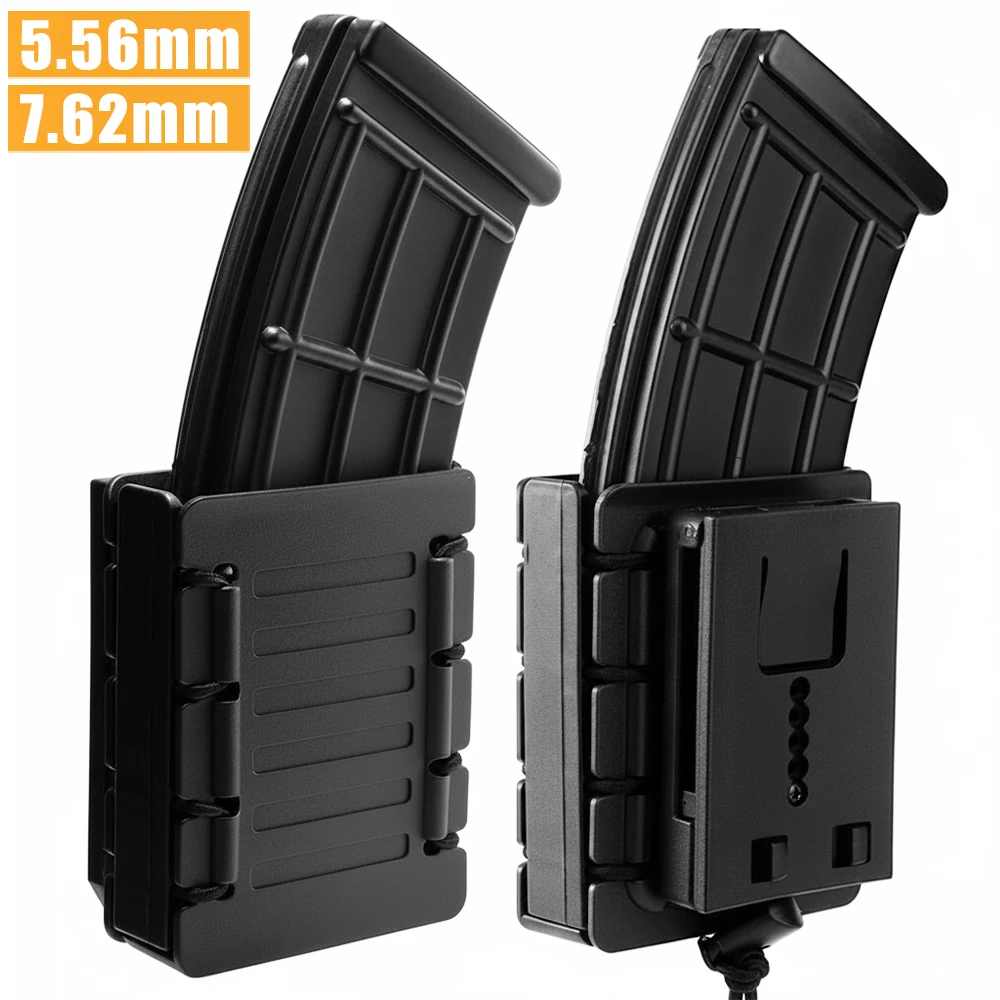 Kabura na magazynek do karabinu 5.56mm, kabura na magazynek 7.62mm z obrotowym klipsem do M4 AR15 M16 AK, kabura na magazynek do pasa służbowego