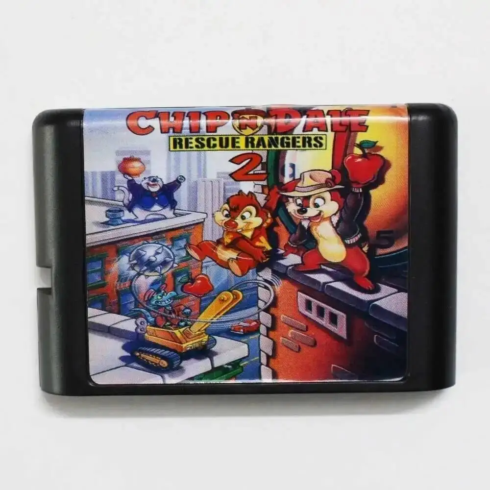 New Arrival Chip N' Dale Rescue Rangers 2  16 Bit MD Game Card For Sega Mega Drive For Genesis