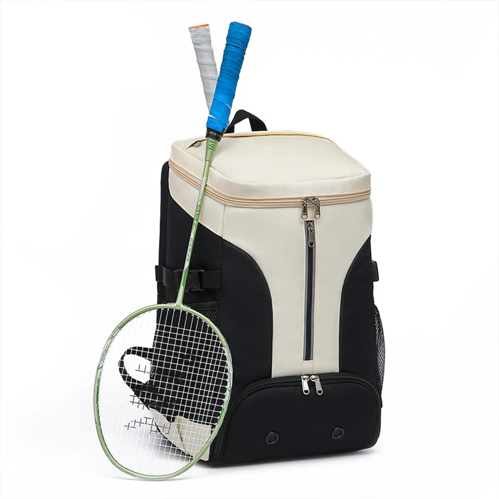 Badminton Rackets Backpack Large Capacity Outdoor Sports Travel Shoulder Bag Shoes Pocket Laptop Bag Basketball Gym Rucksack