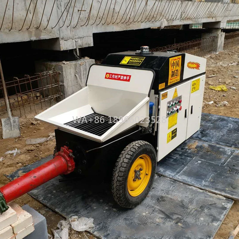 

Mini Concrete Mixer Construction Column Pump Concrete Trailer Pump