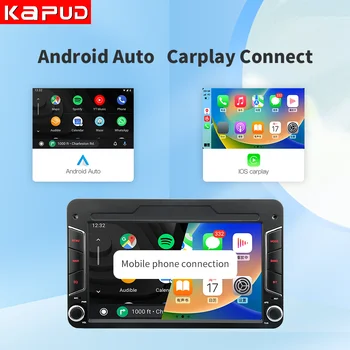 Kapud Android 14 7吋 2 Din 車用多媒體收音機立體聲系統,適用於 Alfa Romeo Spider 159 Brera Sportwagon 360 Carplay Auto Wifi GPS SWC 10 最佳銷售 阿爾法羅密歐 159 導航 - №3