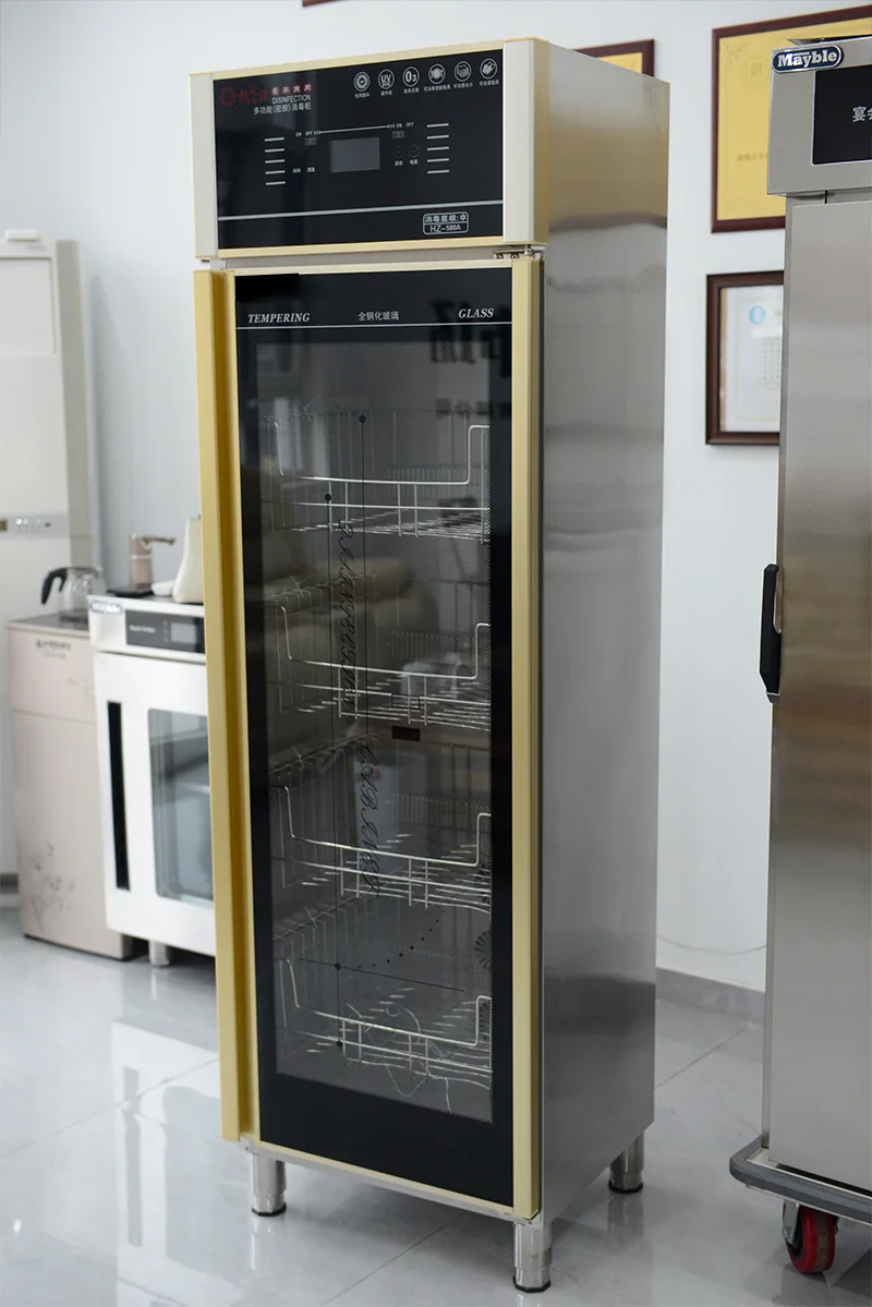 irculation، معدات المطبخ التجارية متعددة الوظائف الفولاذ المقاوم للصدأ أدوات المائدة مطعم خزانة التطهير، الهواء الساخن ج #6