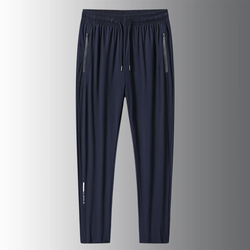 Pantalon de Jogging Droit et Décontracté pour Homme, Vêtement à vaccage Rapide, avec Poches à Fermeture Éclair, Grande Taille 8XL, 2024