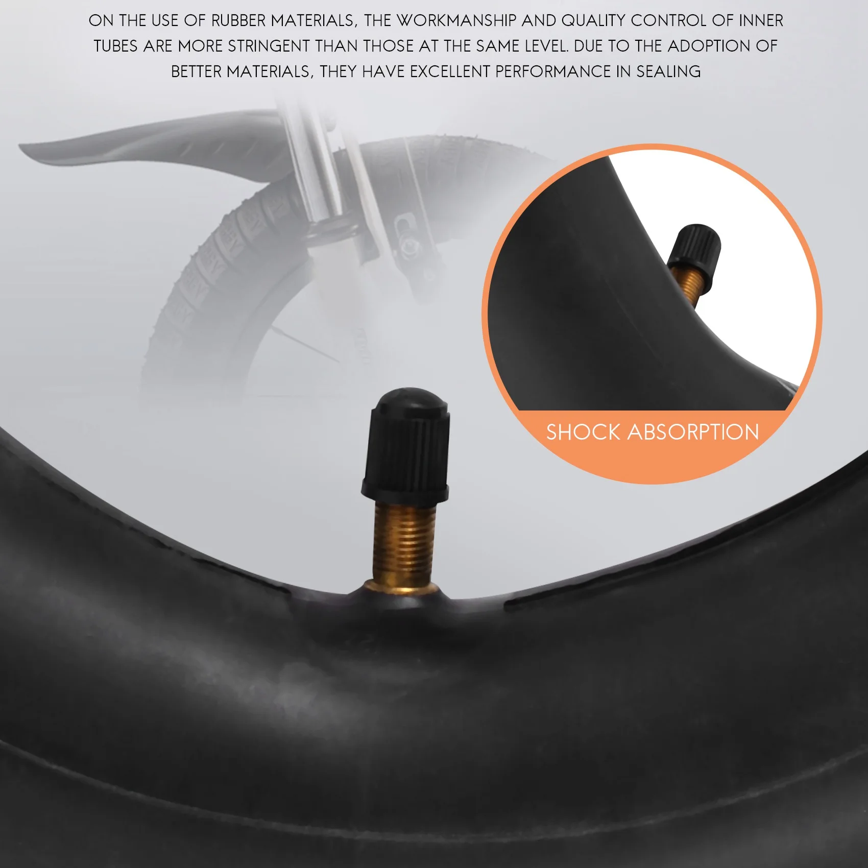 DT42-10 Inch Electric Scooter Tire Tyre 10X2 Inflation Wheel Tyre Inner Tube Wanda 10X2 (54-156) Pneumatic Tyre For Mijia
