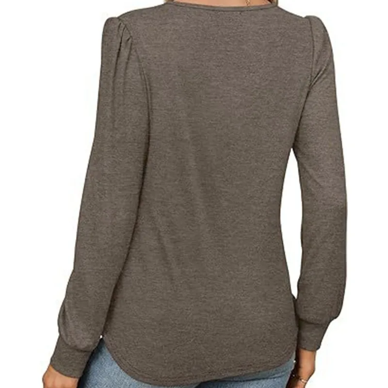 Bluzka damska na jesień 2025, oversize, w stylu vintage, luźna koszula, elegancka młodzieżowa odzież wierzchnia, jednolita kurtka/płaszcz.