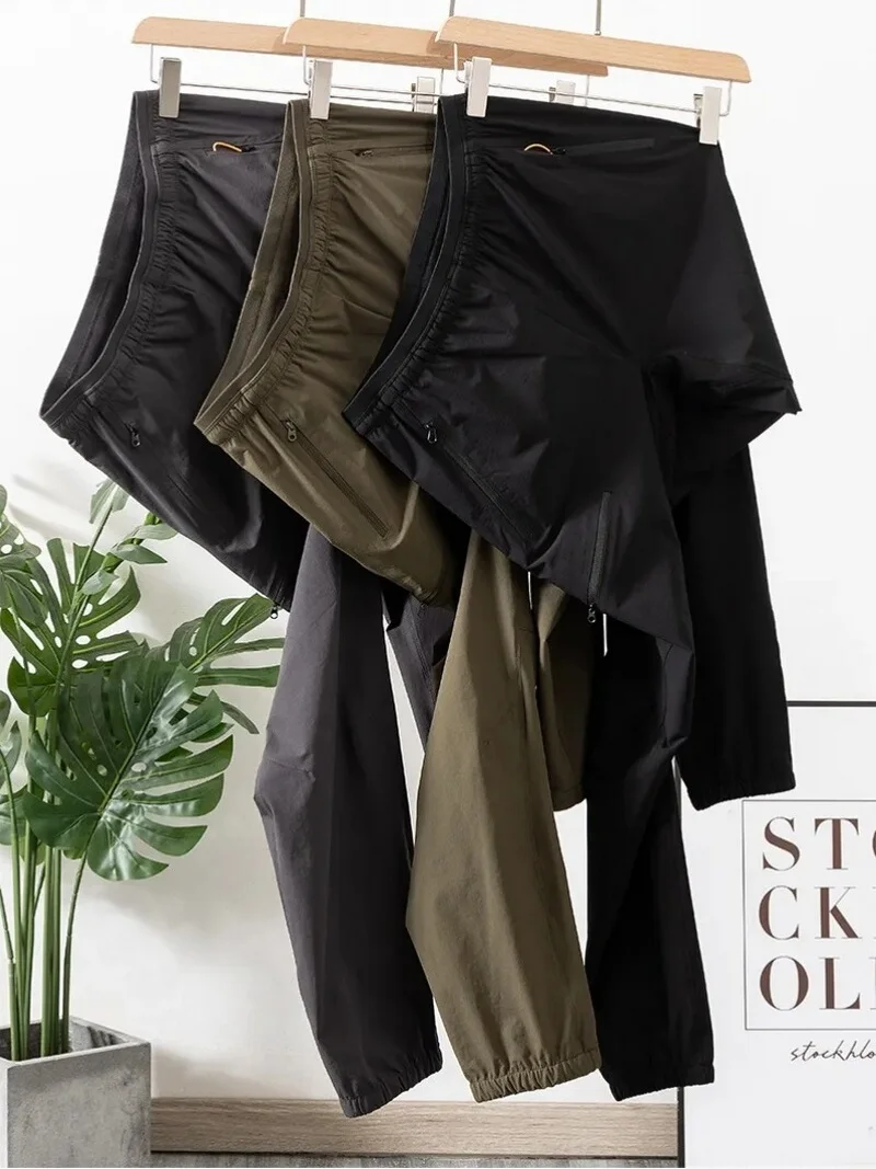 

Outdoor Men's Sports Pants Breathable Water-Resistant Running Trousers Summer New Sle High-ade Straight Leg Casual Pants