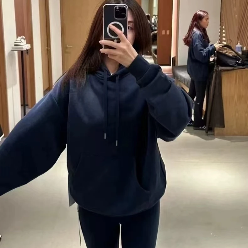 

Хлопковая свободная толстовка с капюшоном для йоги Goddess Yoga, многофункциональная толстовка с капюшоном и принтом для чистых видов спорта, спортивные штаны для йоги с капюшоном Honor