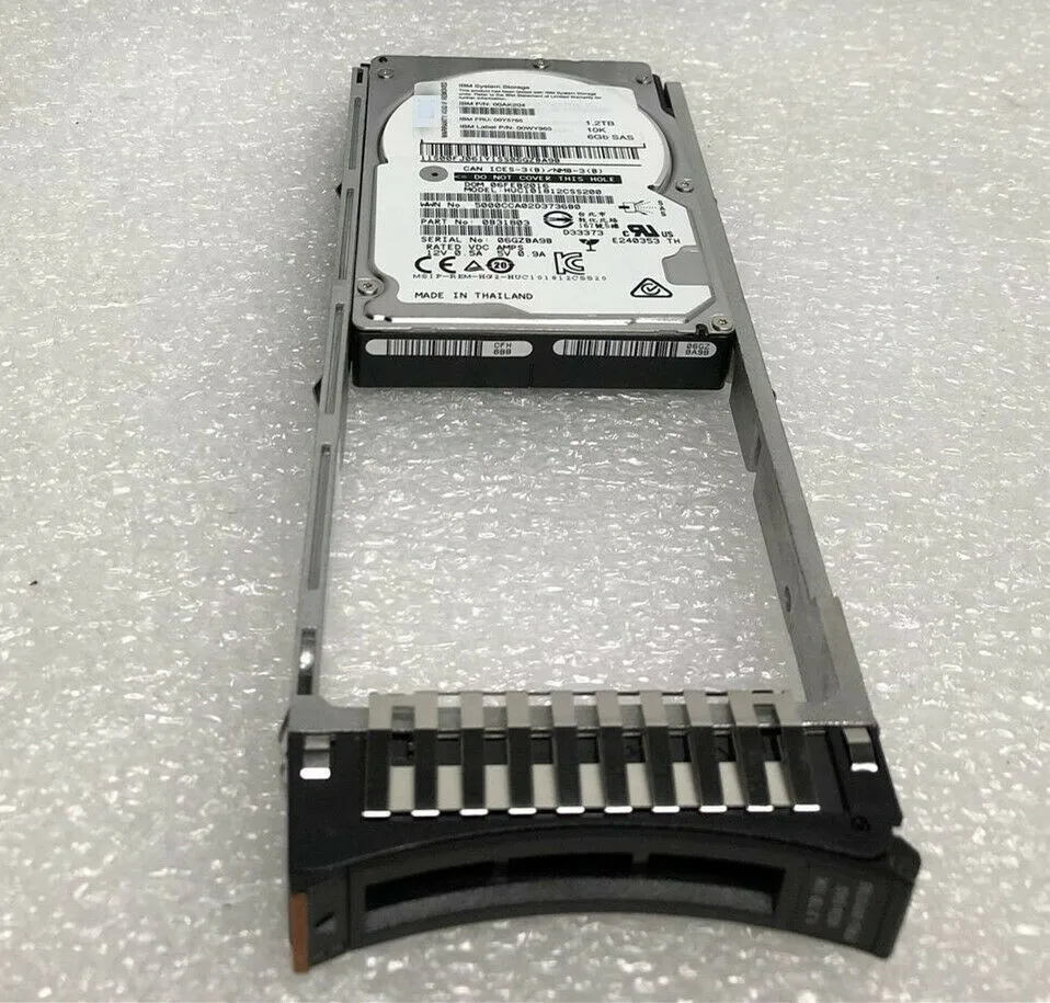 

FOR IBM AC62 00Y5765 00Y5788 00AK204 1.2T 10K 6Gbps 2.5 in SAS V5000 Hard Drive