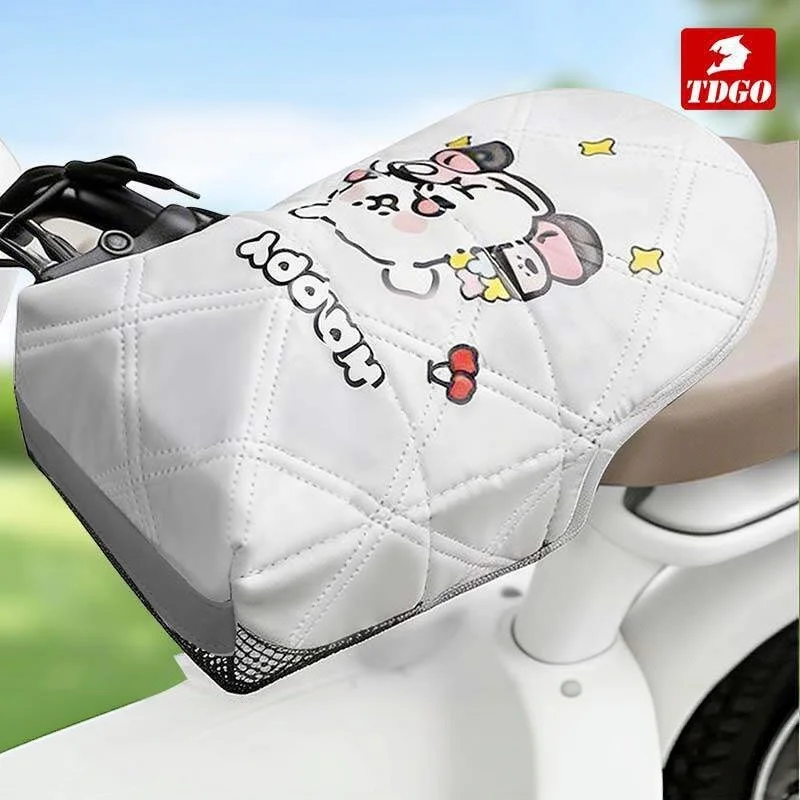 Universal Electric Vehicle Sunscreen Gloves Waterproof Breathable Motorcycle Handlebar Gloves Anti-UV Anti-Sun Handles Protector