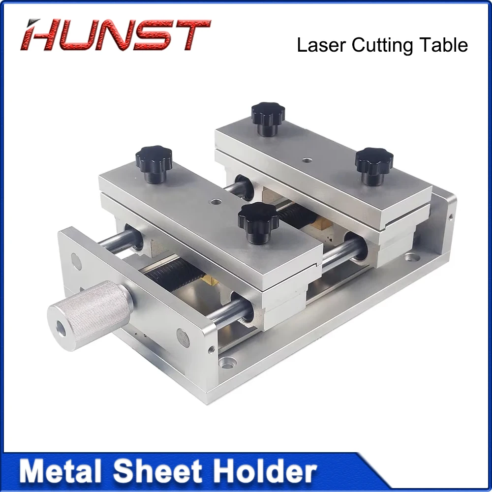 HUNST Clamp Table For Laser Marking Cutting Engraving Machine Gold And Silver Metal Aluminum Clamping Table Thin Foil Holder