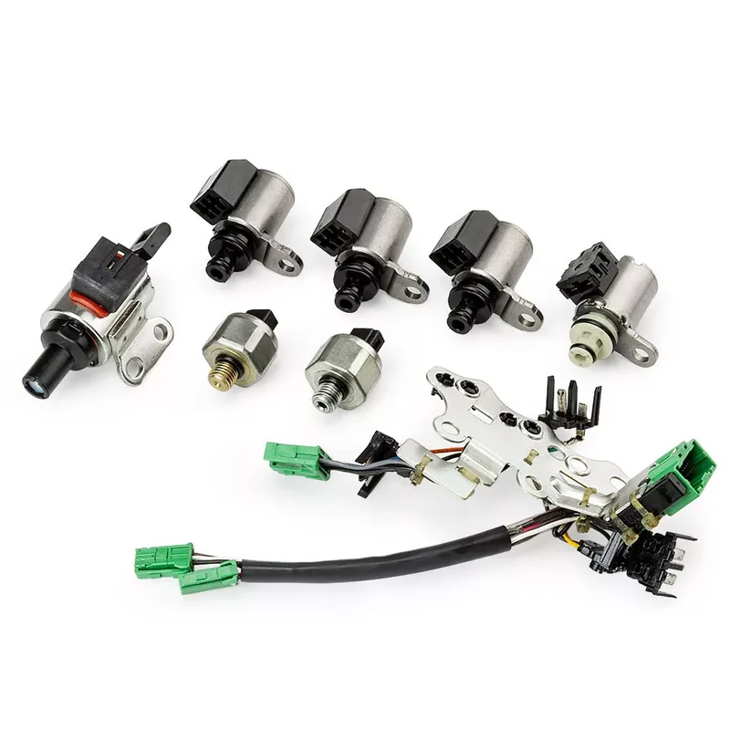 Suitable for Nissan Dodge car parts JF011E RE0F10A CVT transmission solenoid valve kit 8-piece set