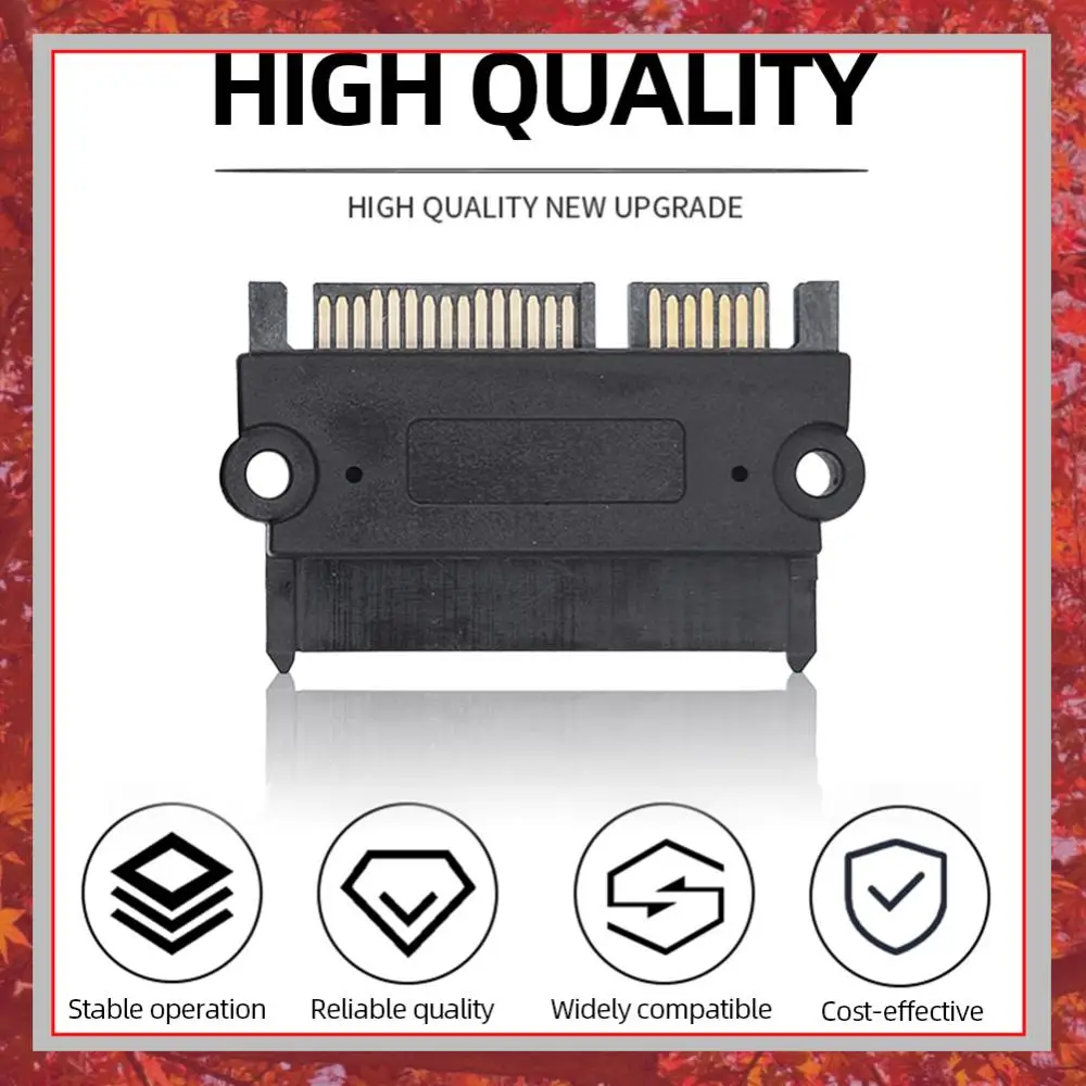 

SATA Male To Female Power Data Converter 22Pin 7+15 Male To Female Converter Head Power Data Adapter SATA To SATA Adapter