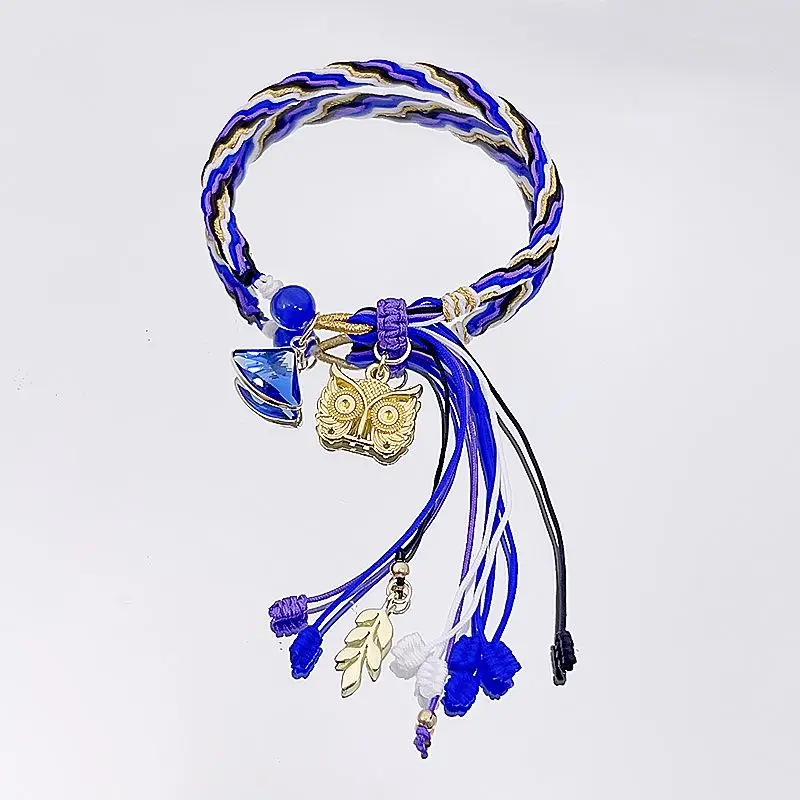 Honkai-pulsera de cuerda trenzada con riel de estrella para mujer, pulseras de acherón, Aventurina, joyería de moda, Dr. Ratio, Accesorios de Anime, Sparkle