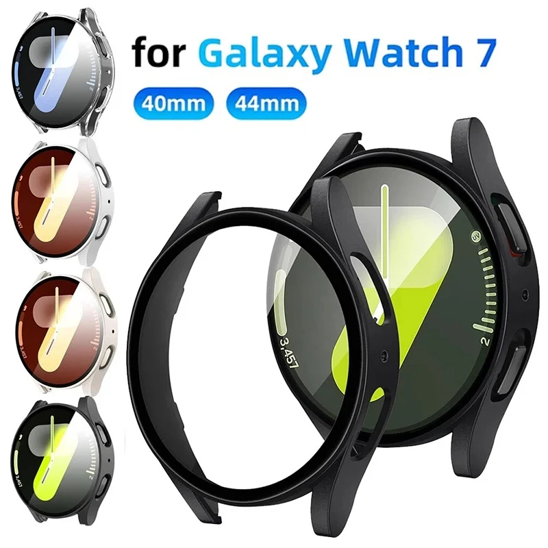 Case For Samsung Galaxy Watch 7 40mm 44mm Screen Protector Electroplated TPU Full Coverage Protective Cover For Galaxy Watch 7