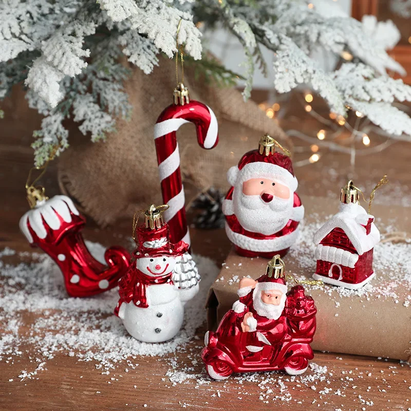 New Christmas Snowman Decorations, Christmas Tree Small Pendants, Santa Claus Cottage Decorations, Decoration Supplies