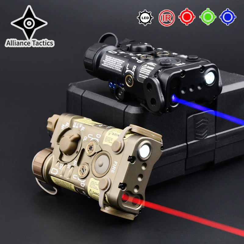 

NGAL All Metal WADSN Red Green Blue Dot Strobe Laser IR Ray Aimming LED White Light Hunting Scout Light Airsoft Weapon Accessor