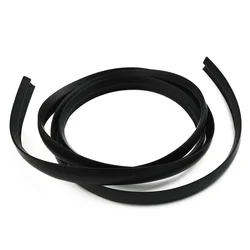 2meters Car Edge Weatherstrip Rubber Sealing Windproof Protection Front Windshield Sunroof Sealing Strip Car Decoration Strip