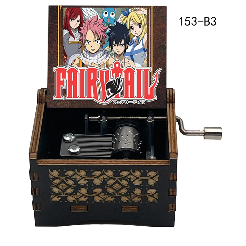 Anime Fairy Tail Theme Song《Snow Fairy》Adapted 18-Tone Music Box Home Decoration Ornaments Party Holiday Gifts