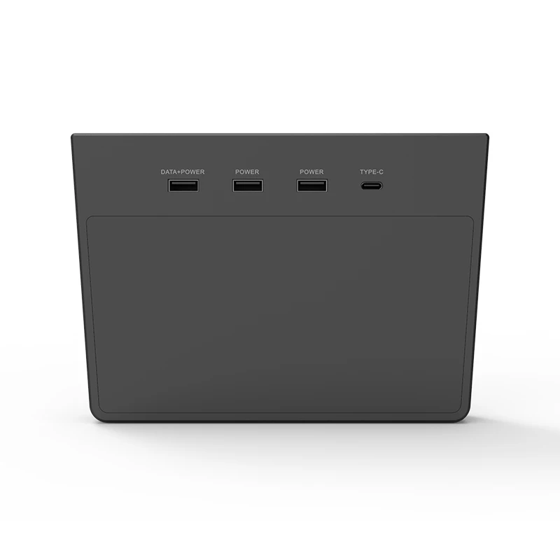 Per Tesla Model 3 Y Tappetino di ricarica wireless Hub USB Accessori per archiviazione di memoria 5/6 porte SSD Stick per disco Kit console centrale