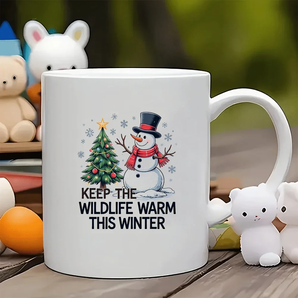 

11oz Mug + Eco-Friendly Christmas Cup + Kids Insulated Water Bottle + Family Office Creative Coffee Cup - Christmas Gift Set