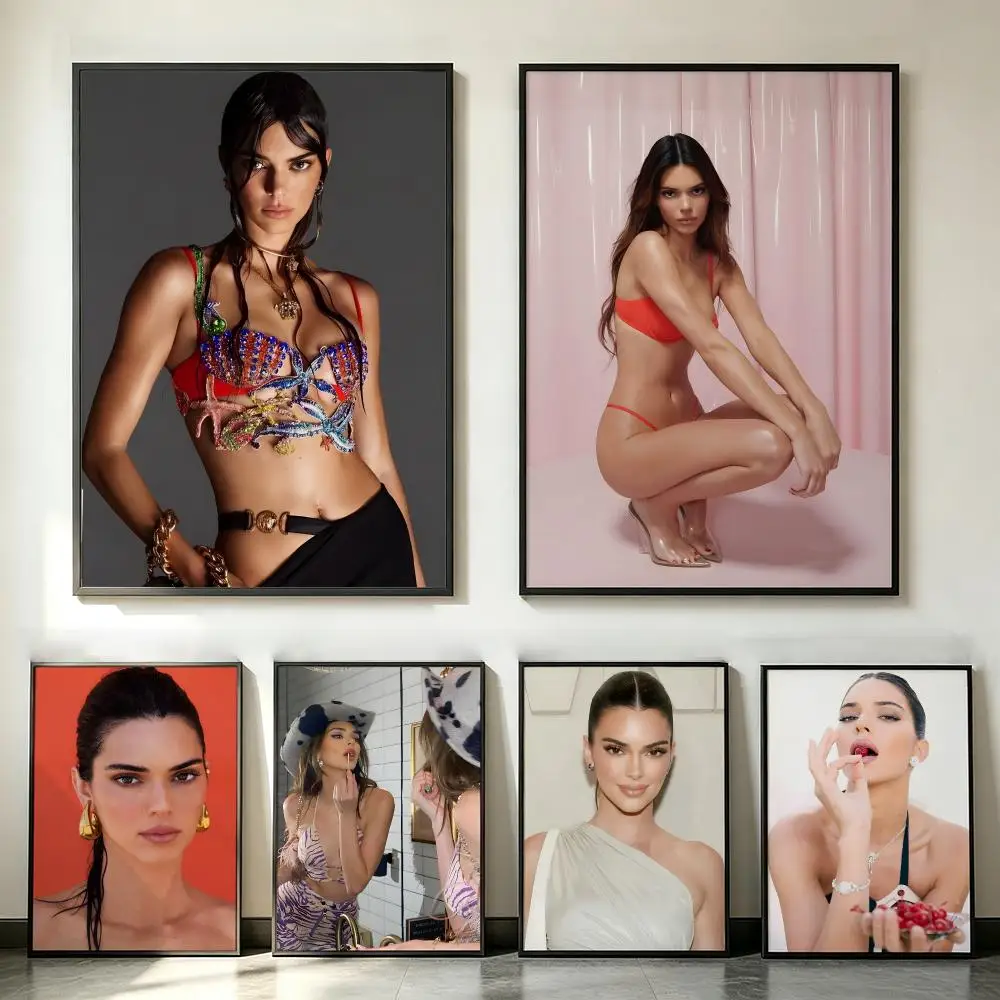popular Kendall Jenner Poster Poster HD Trendy SelfAdhesive Wall Art Print For Living Room Bedroom Dorm Office Home Gift