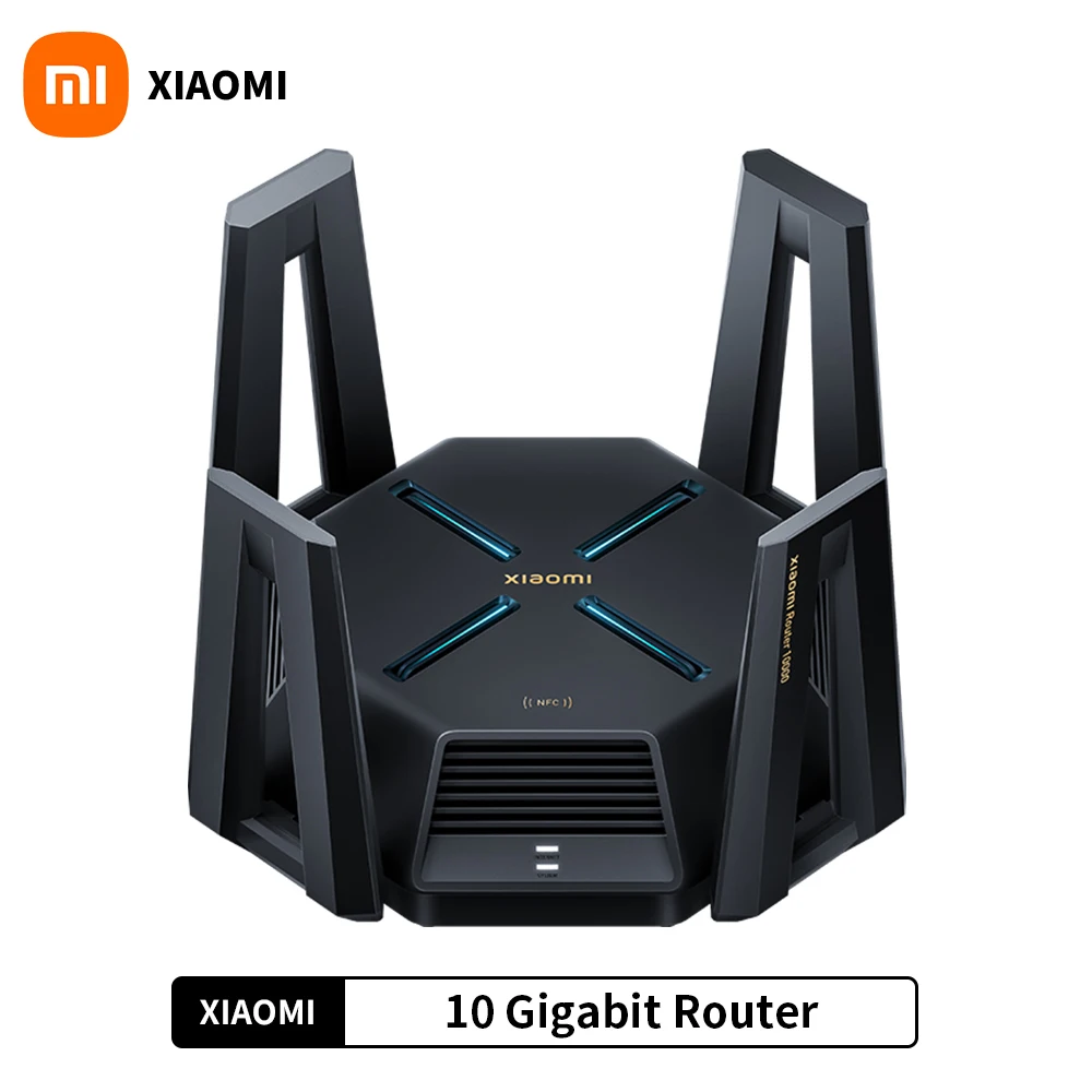 XIAOMI Mi Router 10000 Tri Frequency 10 Gigabit Network Router USB 3.0 2G Memory Mesh Networking Game Accelerator Smart Home