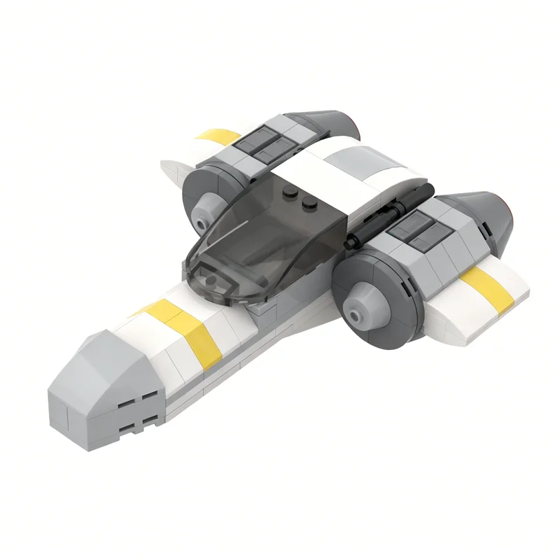 184pcs MOC Star Battle Z95 Interceptor Model Building Blocks Collection Assemble Creative Display 3D Brick Birthday Education