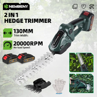 NEWBENY 2 IN 1 Cordless Electric Hedge Trimmer Household Shrub Bush Lawn Mower Garden Beautify Tool For Makita 18V Battery Pin