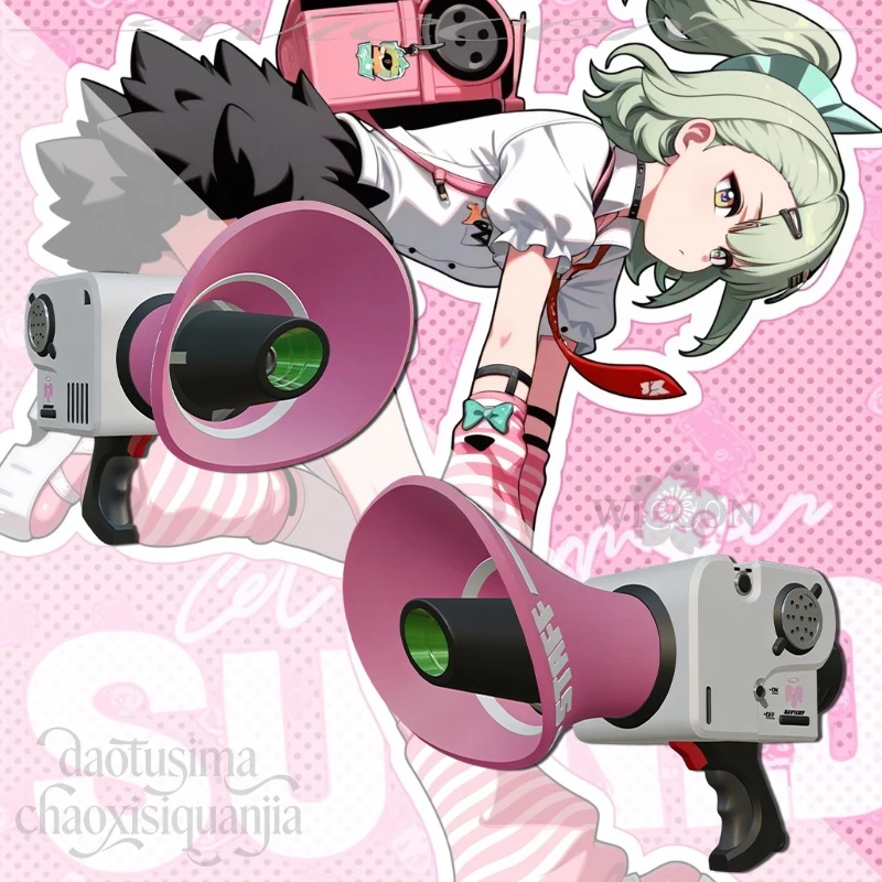 

Angels Of Delusion Sunna Fake Loudspeaker Y2K Fashion 3D Polylactic Acid Props Accessories Cosplay Anime Game Zenless Zone Zero