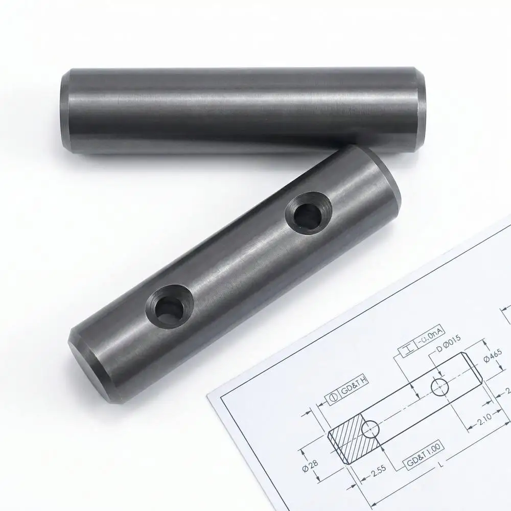 Black Oxide 1045 Carbon Steel Internal Star Spline Socket Adapter Custom Spline Socket Precision Carbon Steel Machining Services