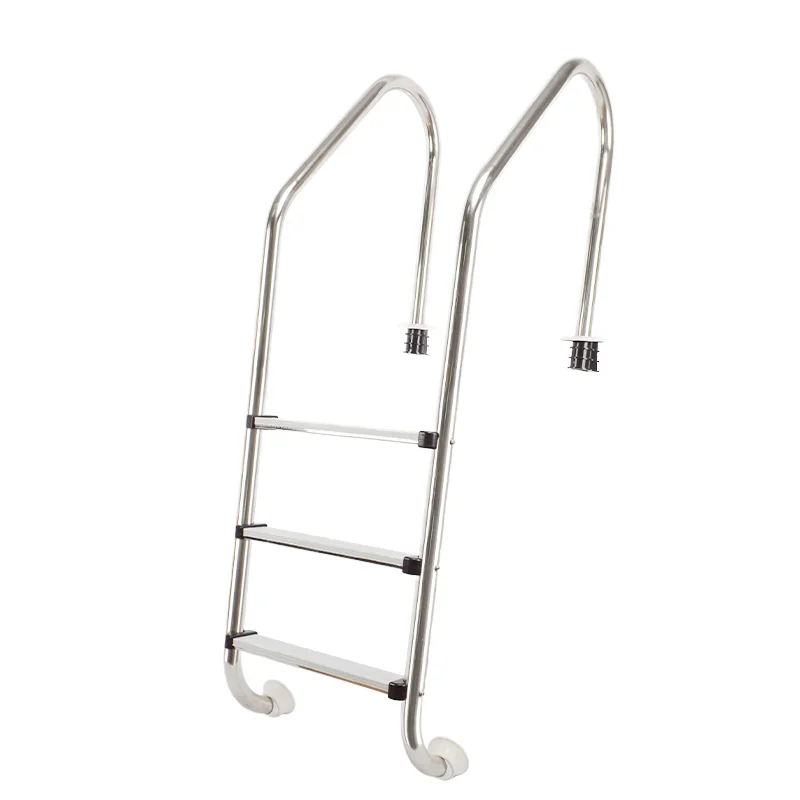 Customizable Non-Slip SL 3 Thick Pool Ladder 304/316 Stainless Steel