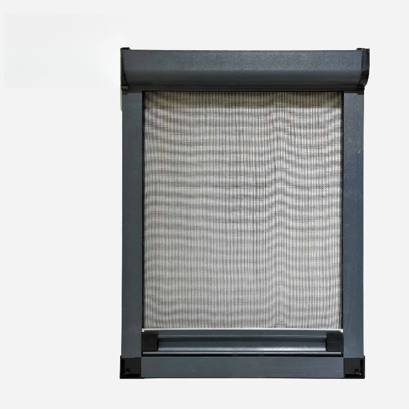 roller shutter type plain weave French screen insect net hot sale roller shutter mosquito net cloth modern roller shutter type