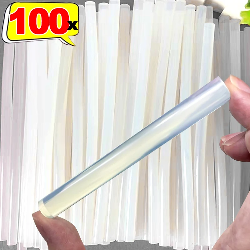 

Wholesale Strong Adhesive Hot Melt Glue Sticks Transparent for Home Electric Gun DIY Craft Repair Kits Tools 1-100pcs Packaging