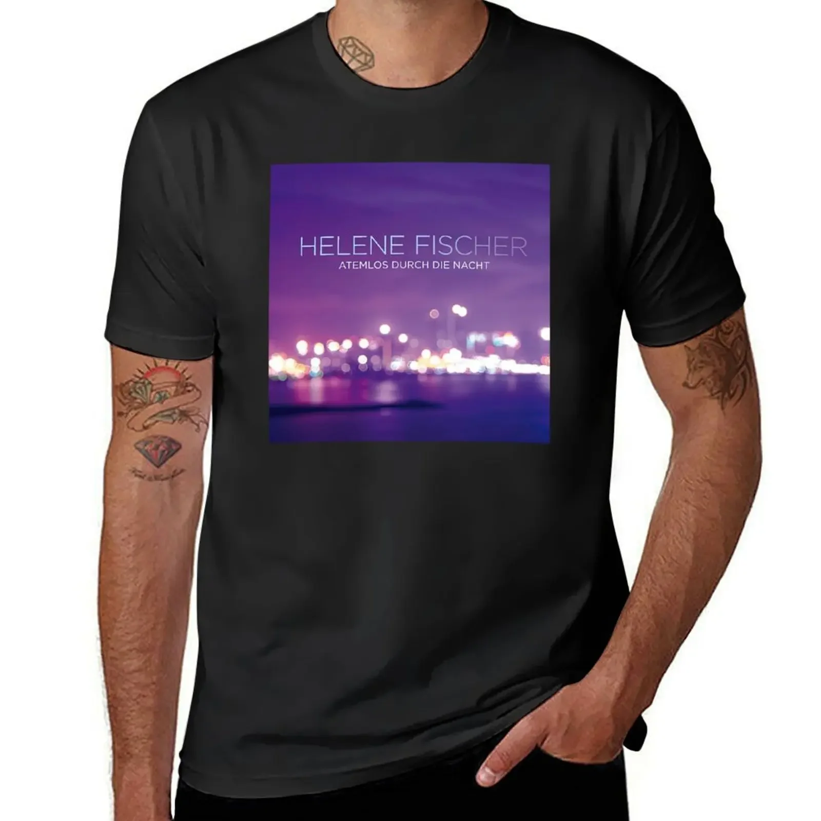 Helene Fischer - Atemlos durch sterben Nacht T-Shirt billige Sachen Anime T-Shirt Tops niedlichen Tops Herren Designer T-Shirt