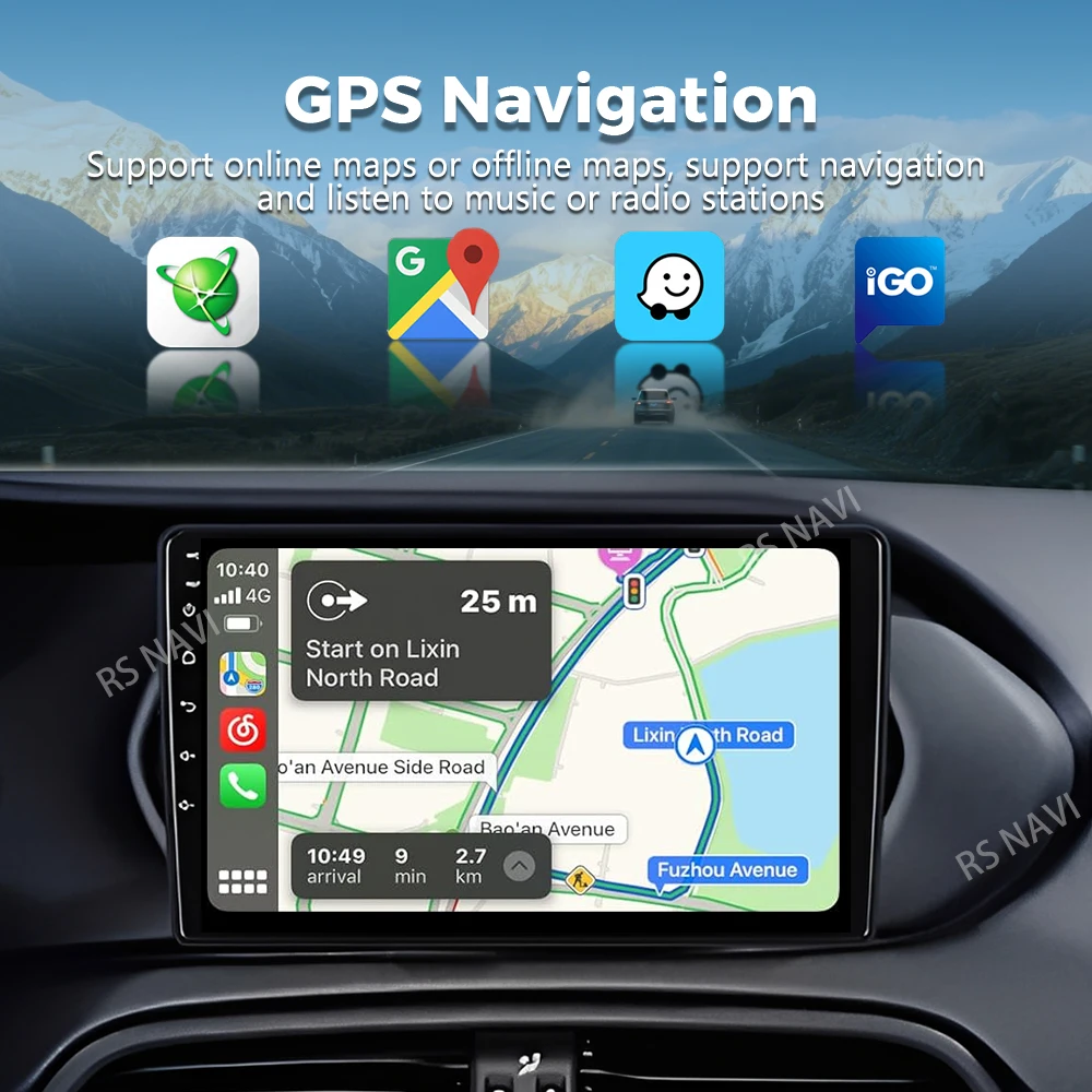 Android 16 For Fiat Tipo Egea Dodge Neon 2015-2018 2K QLED Stereo Car Radio Multimedia Video Player GPS 4G CarPlay