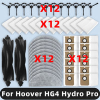 Compatible For ( Hoover HG4 Hydro Pro ) Spare Parts Filter Main Side Brush Mop Cloth Dust Bag Accessories Consumables