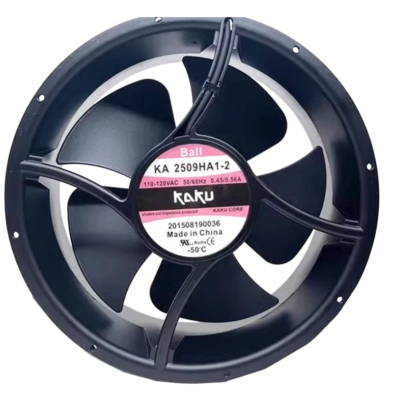 Y+1PCS New for  KAKU KA2509HA1-2 110V 0.45A 2-wire electric cabinet axial fan#QW