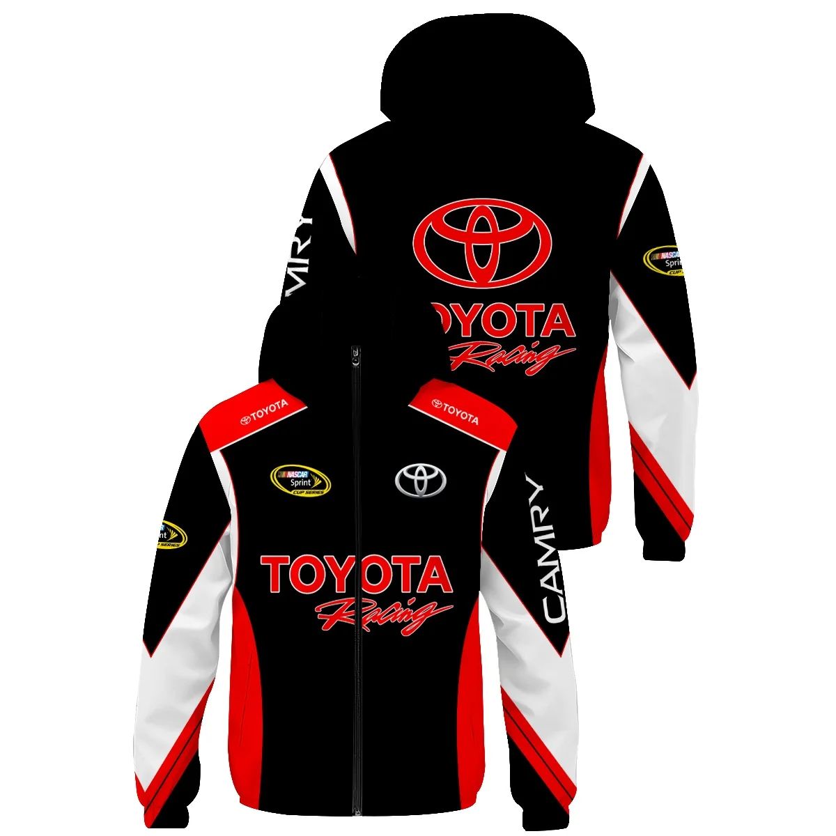 

Toyota Camry Action Racing 2025 Autotrader EchoPark Automotive 400 Race Win Denny Hamlin Официальная униформа Куртка Униформа Куртка