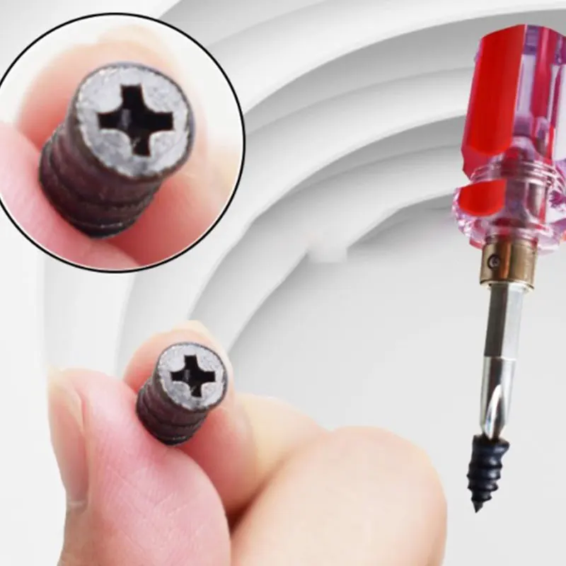 Kit mini chiodi per riparazione pneumatici da 50 pezzi per toppe per viti per foratura pneumatici tubeless per auto