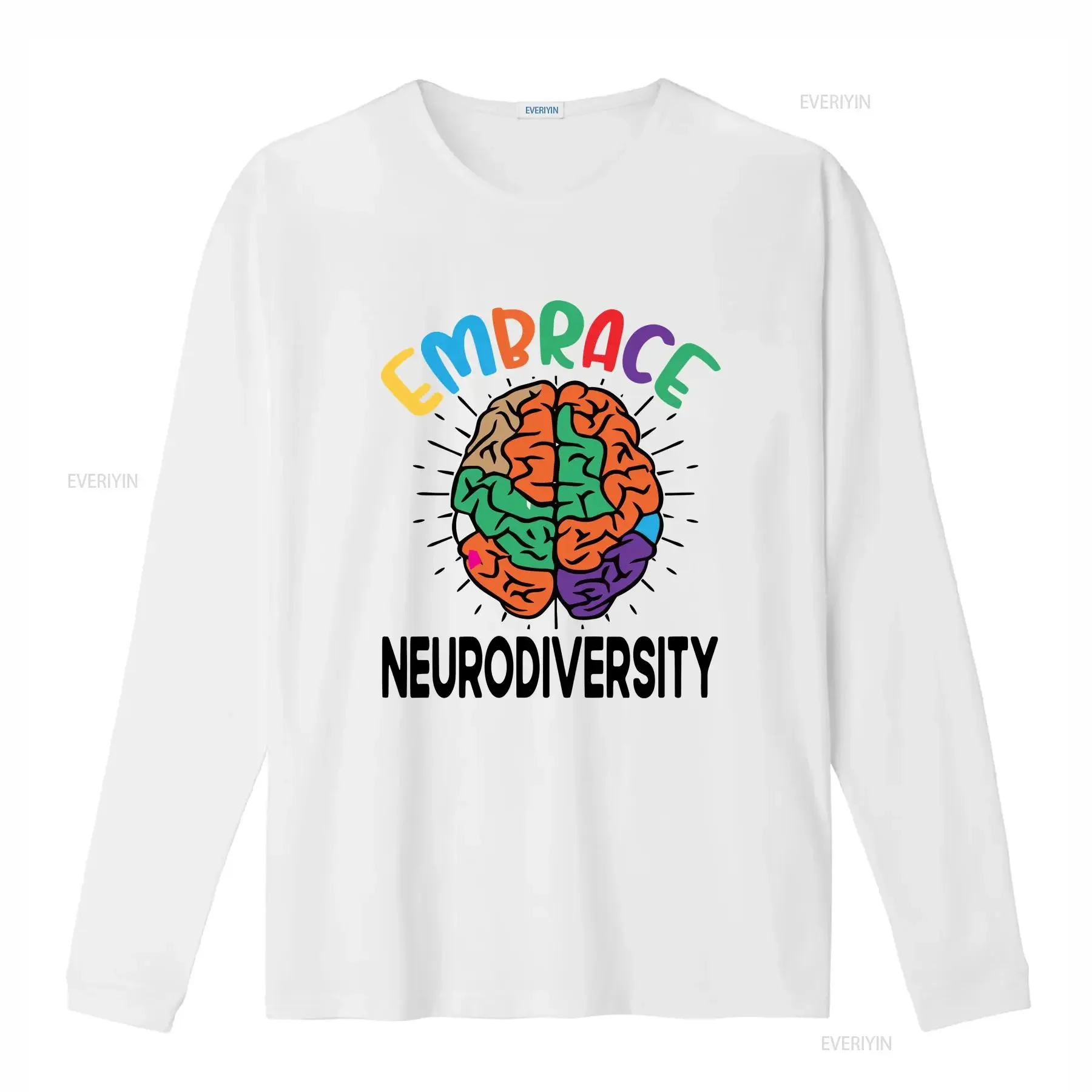 Embrace Neurodiversity T Shirt Autism Teacher PsychologisT Awareness Mom For Her vintage Washed Slightly Unisex Stretched