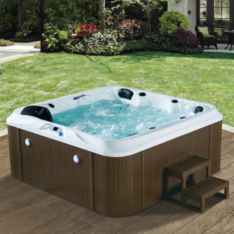 Outdoor villa intelligent surfing jacuzzi household constant temperature hotel hot spring