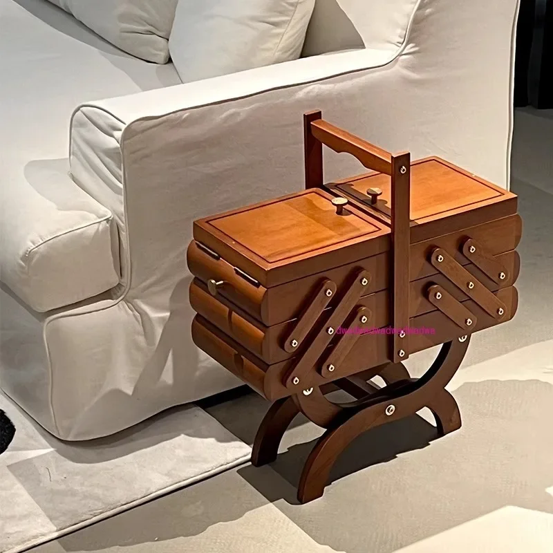 

Teak Tea Storage Cabinet