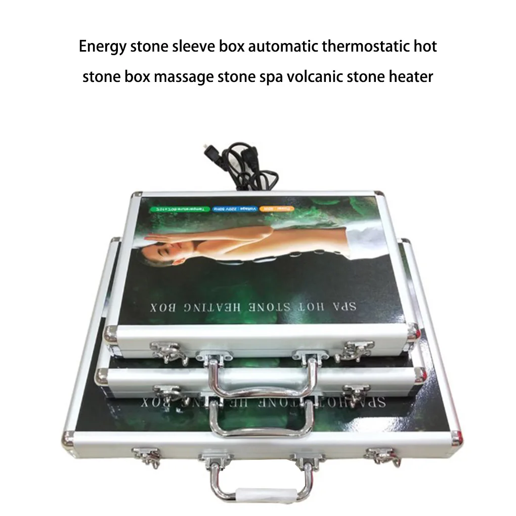 

Hot Rocks Warmer Professional Wear-resistant Reusable Massage Stones Heater Waterproof Automatic Heating Box Rock Stone Case