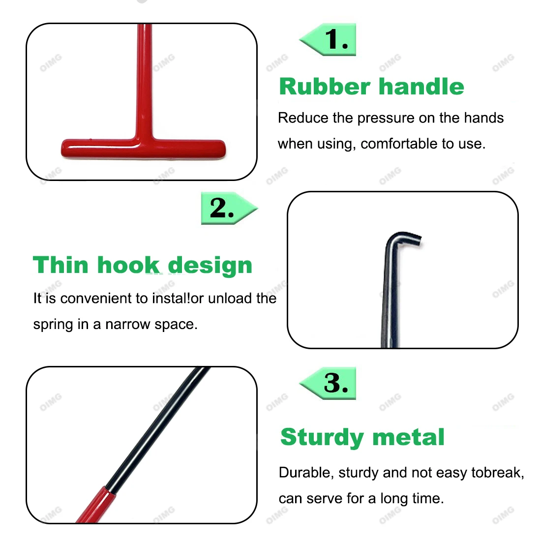 Motorcycle Exhaust Spring Puller Tool T Shaped Trampoline Metal Spring Hook Spring Removal Installer Motorcycl Refit Hand Tools