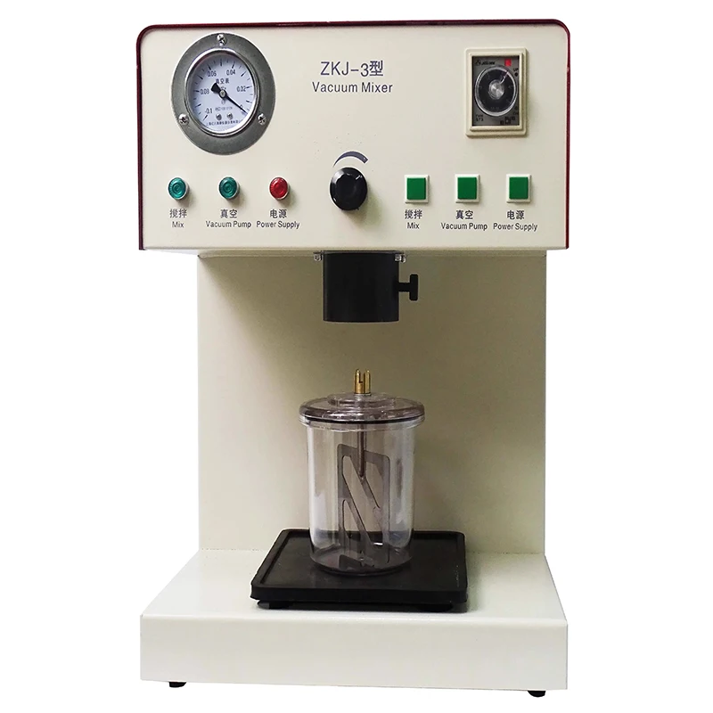 Dental vacuum mixer laboratory small vacuum mixer with vacuum pump accessories vacuum mixing cup