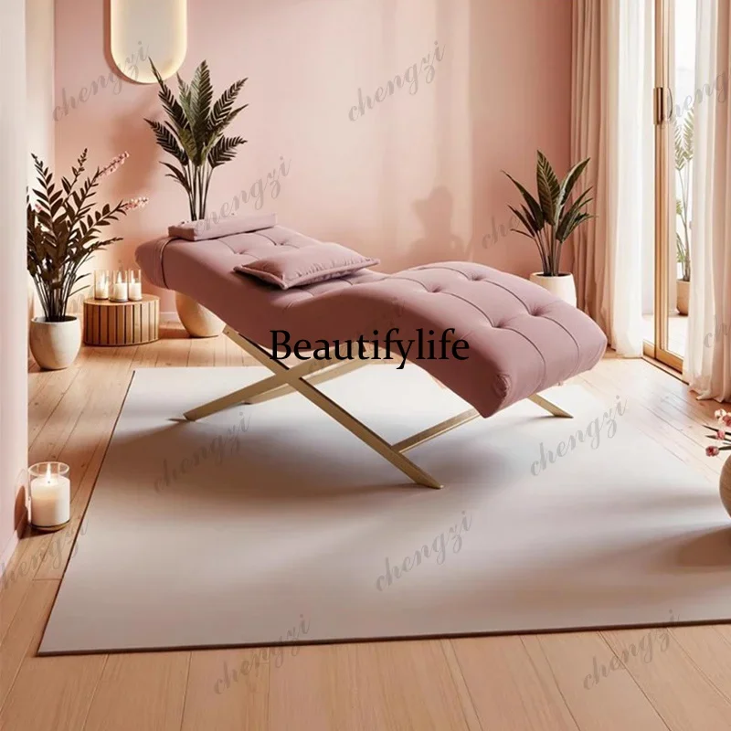 NQ52 Beauty Care Bed Facial Hydrotherapy Head Massage Table Salon Eyelash Beds SPA Furniture Home Use Leisure Lounge Chair