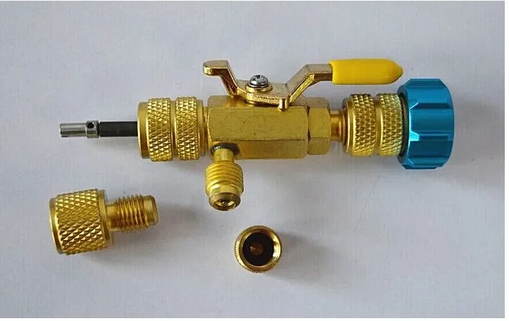 1/4 "19BV-CV R22 R410A Klimaanlage Ventil Core Schnell Remover Einstellbare Installer Repair Tool