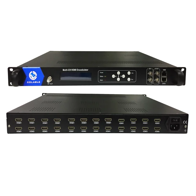 Best Price 8 /12/16/24 HD Video Encoding  to RF Modulator DVB-C DVB-T ATSC ISDB-T COL5011H